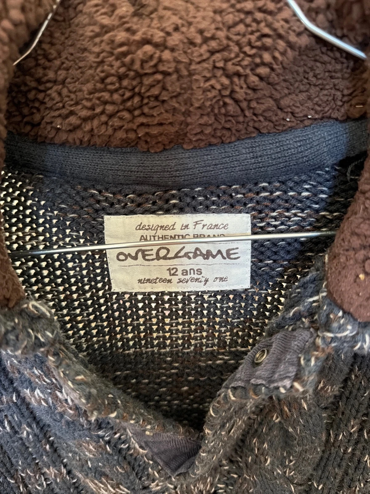 Sudadera con capucha de peluche, talla 12 – photo 2